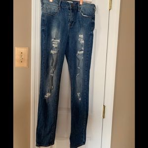 bullhead jesns size 9 high rise skinniest